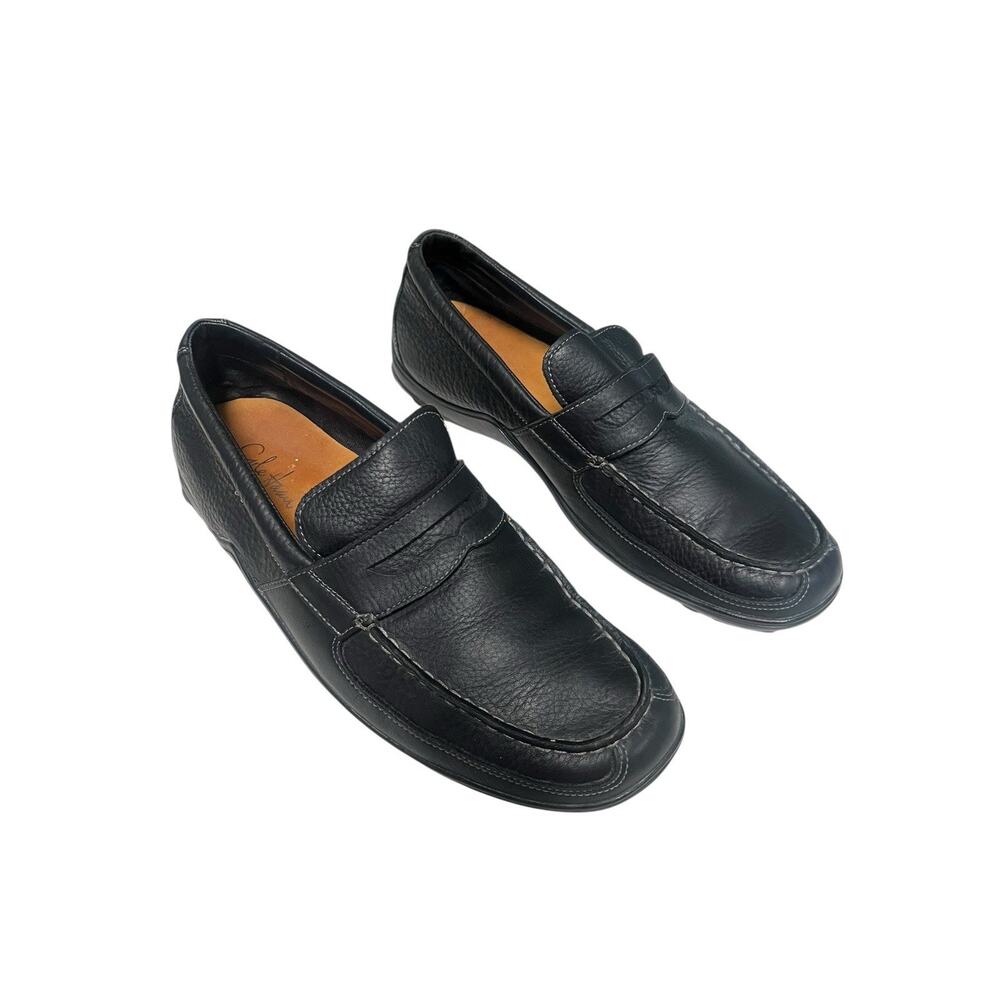 Cole Haan Men’s Leather Driving Loafers Size 10.5 Black Moccasin Professional